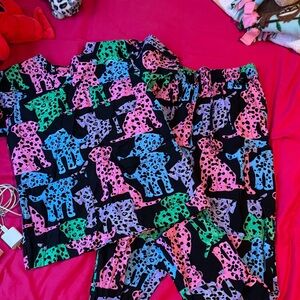 Gorman Multicolor Animal Print Pajama Set